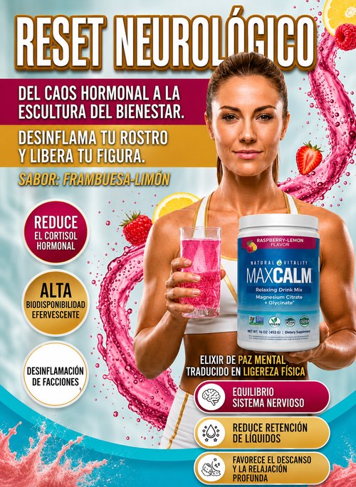 MAXCALM: Reduce estrés y tensión naturalmente