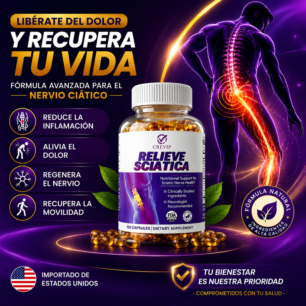 RELIEVE SCIATICA: Libérate del dolor ciático que no te deja vivir.