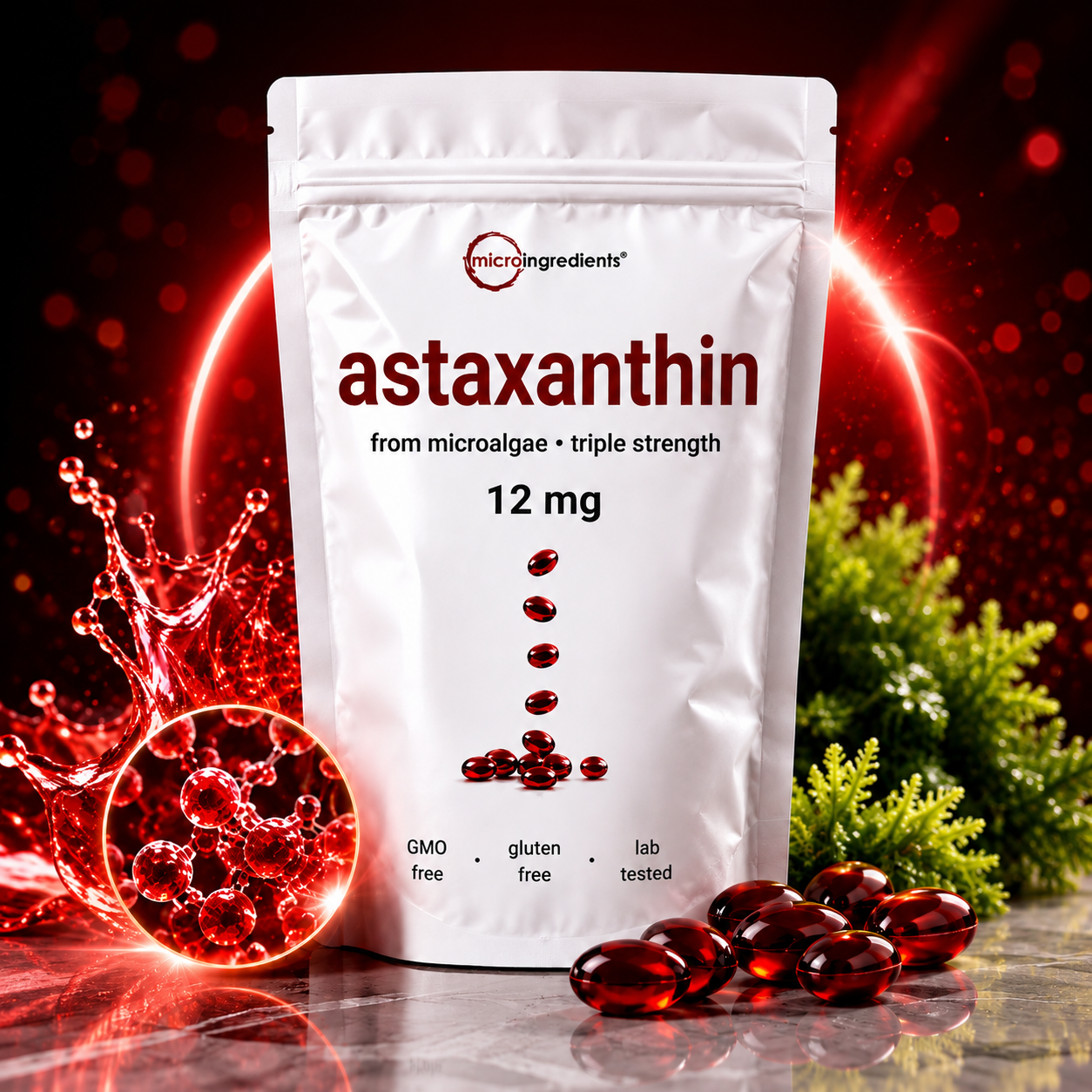 ASTAXANTINA: El antioxidante que te devuelve juventud y energía.